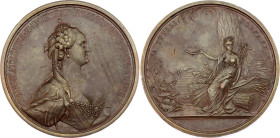 Russia Medal of the Free Economic Society "For Work & Retribution"  (ND)  Old Collectors Copy!