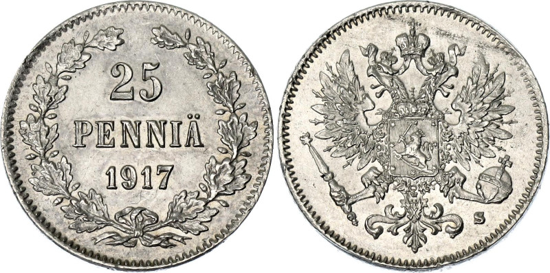 Russia - Finland 25 Pennia 1917 S

Bit# 422, N# 21085