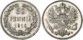 Russia - Finland 50 Pennia 1916 S
