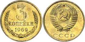 Russia - USSR 3 Kopeks 1969
