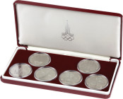 Russia - USSR Mint Set of 6 Coins 1980 Olympic Games Moscow