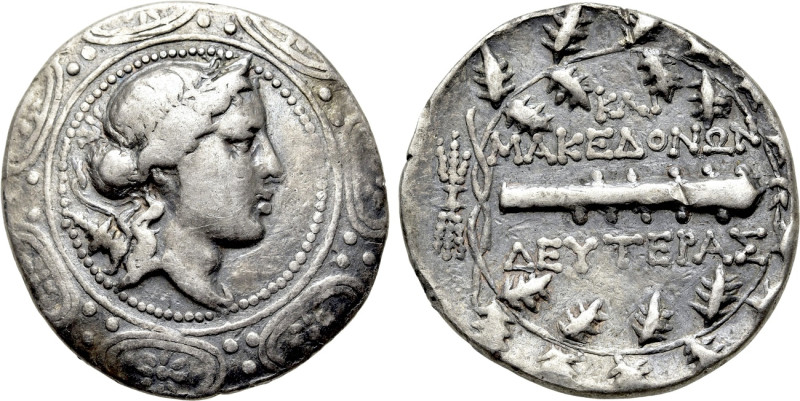 MACEDON UNDER ROMAN PROTECTORATE. Second Meris. Tetradrachm (Circa 167-148 BC). ...