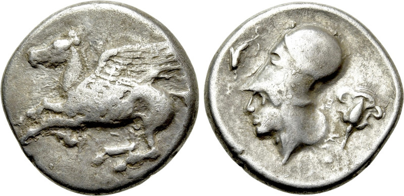 CORINTHIA. Corinth. Stater (Circa 400-350 BC). 

Obv: Pegasos flying left; kop...