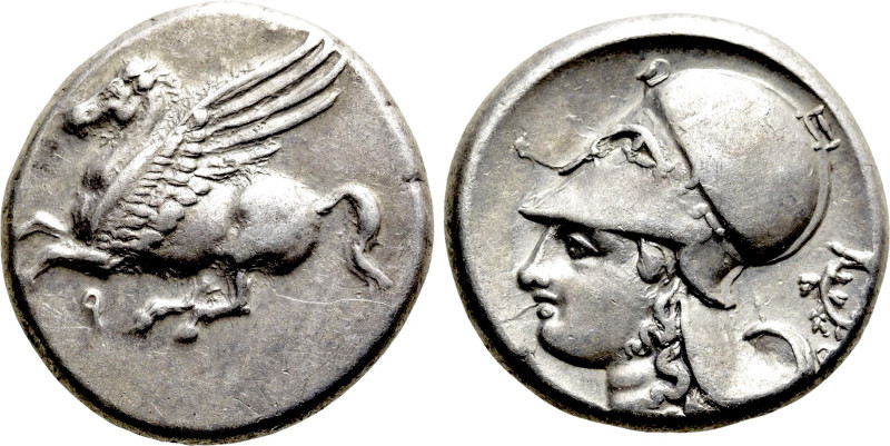 CORINTHIA. Corinth. Stater (Circa 345-307 BC). 

Obv: Pegasos flying left, kop...