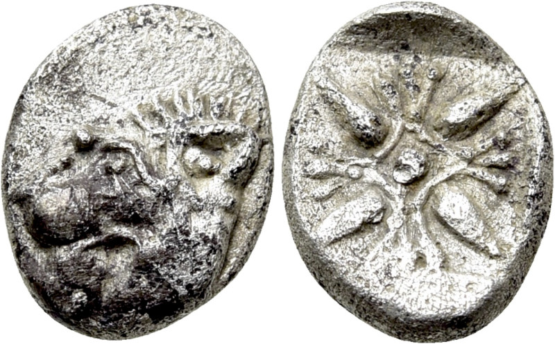 SATRAPS OF CARIA. Hekatomnos ? (Circa 395-353 BC). Hemiobol. Mylasa(?). 

Obv:...