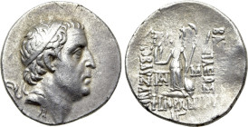 KINGS OF CAPPADOCIA. Ariobarzanes I Philoromaios (96-63 BC). Drachm. Mint A (Eusebeia under Mt. Argaios). Dated RY 13 (83/2 BC)