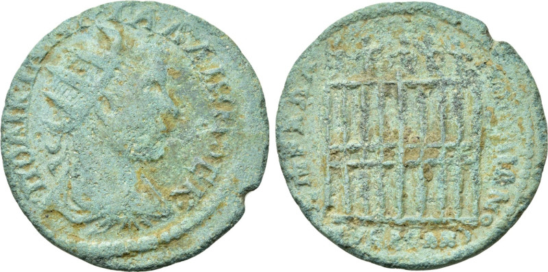 LYDIA. Nysa. Gallienus (253-268). Ae. Kl. Pollionos, grammateus. 

Obv: ΠO ΛIK...