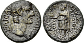 PHRYGIA. Aezanis. Claudius (41-54). Ae. Menelaos Demosthenes, magistrate