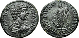 PHRYGIA. Peltae. Geta (Caesar, 198-209). Ae
