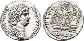 SELEUCIS & PIERIA. Antioch. Nero (54-68). Tetradrachm. Dated RY 10 and Year 112 of the Caesarean Era (63/4)