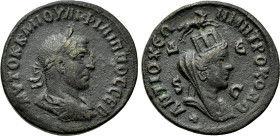 SELEUCIS & PIERIA. Antioch. Philip I 'the Arab' (244-249). Ae 8 Assaria