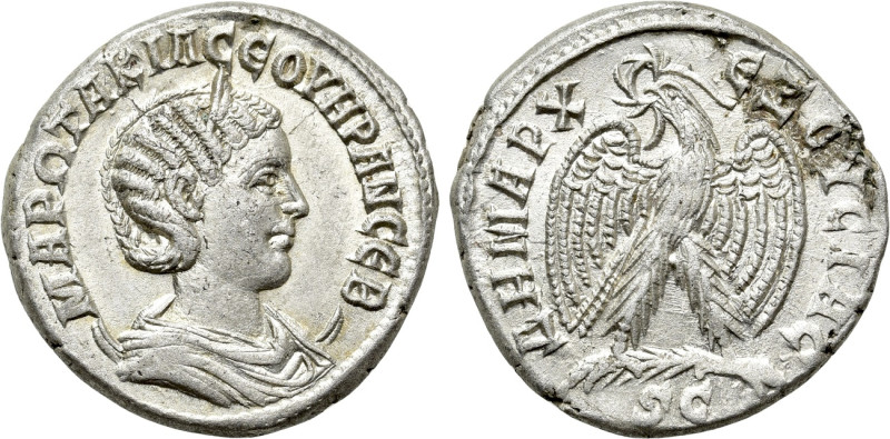 SELEUCIS & PIERIA. Antioch. Otacilia Severa (Augusta, 244-249). Tetradrachm. 
...