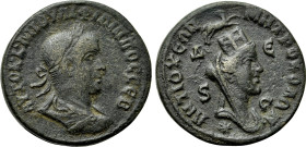SELEUCIS & PIERIA. Antioch. Philip II (247-249). Ae 8 Assaria