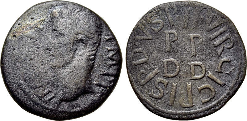 ZEUGITANIA. Carthage. Augustus (27 BC-AD 14). Ae. D V Sp and P I Sp, duovirs. 
...