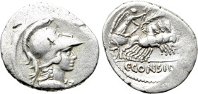 C. CONSIDIUS PAETUS. Denarius (46 BC). Rome