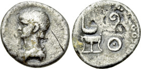 NERO (Caesar, 50-54). Denarius. Rome