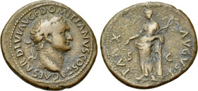 DOMITIAN (Caesar, 69-81). As or Dupondius. Rome