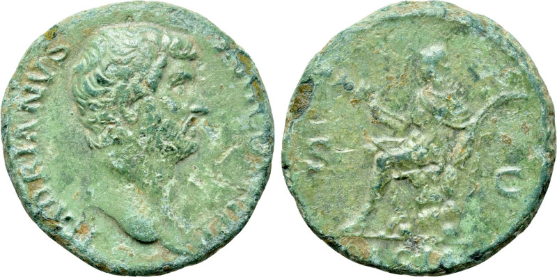 HADRIAN (117-138). Dupondius or As. Rome. 

Obv: HADRIANVS AVG COS III P P. 
...