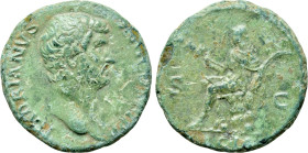 HADRIAN (117-138). Dupondius or As. Rome