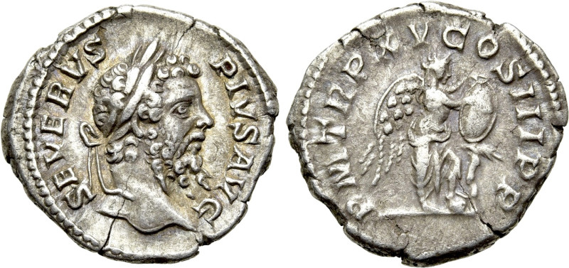 SEPTIMIUS SEVERUS (193-211). Denarius. Rome. 

Obv: SEVERVS PIVS AVG. 
Laurea...