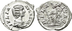 JULIA DOMNA (Augusta, 193-211). Denarius. Rome