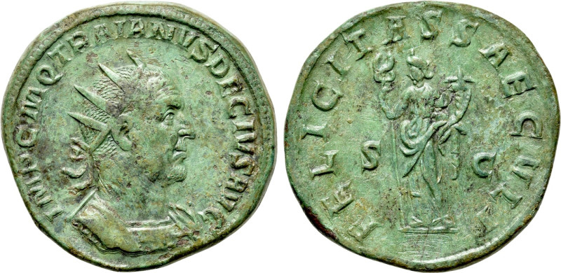 TRAJANUS DECIUS (249-251). Double Sestertius. Rome. 

Obv: IMP C M Q TRAIANVS ...