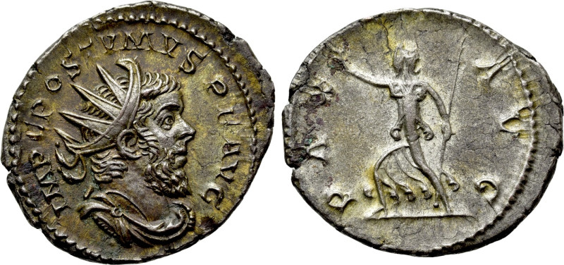 POSTUMUS (260-269). Antoninianus. Treveri. 

Obv: IMP C POSTVMVS P F AVG. 
Ra...