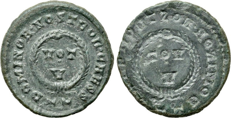 UNCERTAIN EMPEROR. Licinius I to Constantine II (308-337). Brockage Follis. Tici...