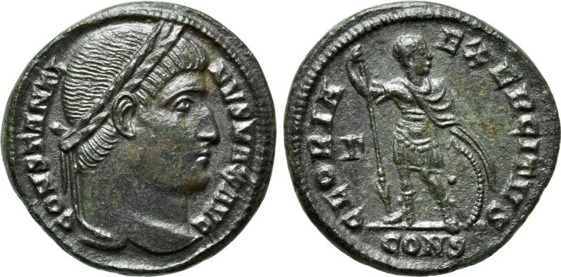 CONSTANTINE I 'THE GREAT' (307/10-337). Follis. Constantinople. 

Obv: CONSTAN...