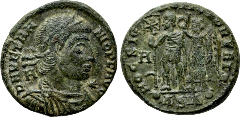 VETRANIO (350). Ae. Siscia. 

Obv: D N VETRANIO P F AVG. 
Laureate, draped an...