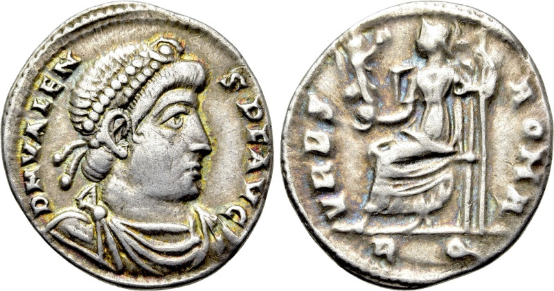 VALENS (364-378). Siliqua. Rome. 

Obv: D N VALENS P F AVG. 
Diademed, draped...