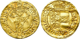 HOLY ROMAN EMPIRE. Karl (1564-1590). GOLD Ducat (1582). Klagenfurt