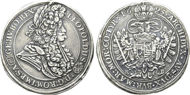 HOLY ROMAN EMPIRE. Leopold I (1657-1705). Taler (1695-KB). Kremnitz. 

Obv: LE...