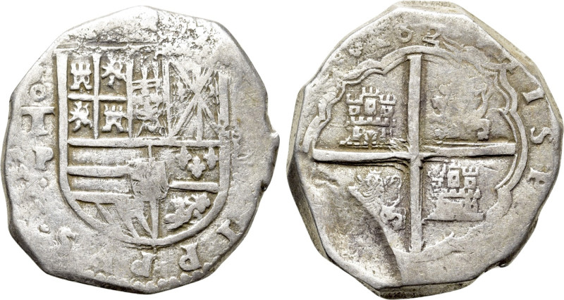 SPAIN. Philip IV (1621-1665). Cob 4 Reales (1632?). Toledo. 

Obv: Crowned coa...