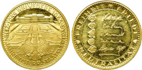 AUSTRIA. Second Republic. GOLD Medal (1965). 10th anniversary of the Austrian State Treaty