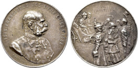 AUSTRIAN EMPIRE. Franz Joseph I (1848-1916). Medal (1898). 50th Anniversary of the Coronation. R. Marschall