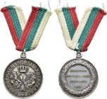 BULGARIA. Silver Medal for the Serbian-Bulgarian War (1885)