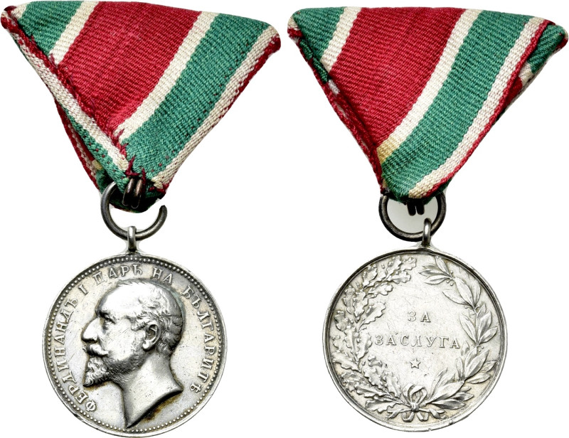 BULGARIA. Ferdinand I (1887-1918). Royal Medal for merit. 

Obv: ФЕРДИНАНД I Ц...