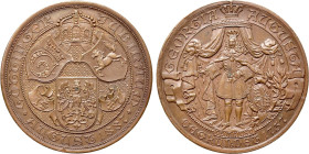 GERMANY. Göttingen. Ae Medal (1887). 150th anniversary of the university of Göttingen