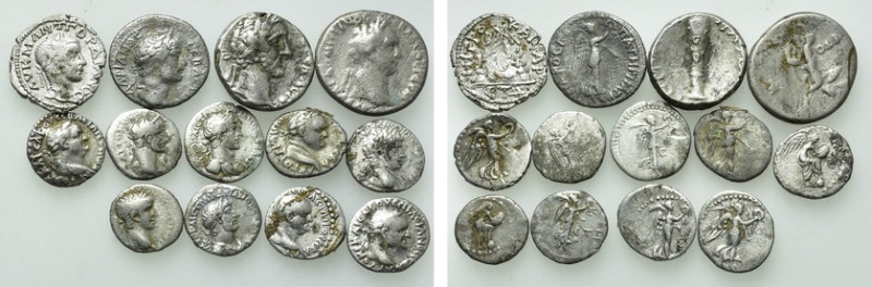 13 Roman Provincial Silver Coins. 

Obv: .
Rev: .

. 

Condition: See pic...