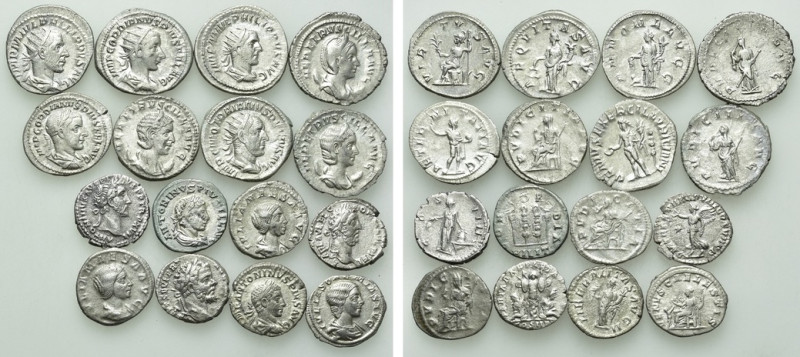 16 Denarii and Antoniniani. 

Obv: .
Rev: .

. 

Condition: See picture....