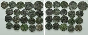 20 Late Roman Coins; Some Tooled