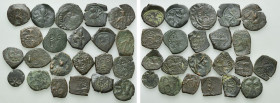 22 Byzantine Coins; Many Interesting Tetartera