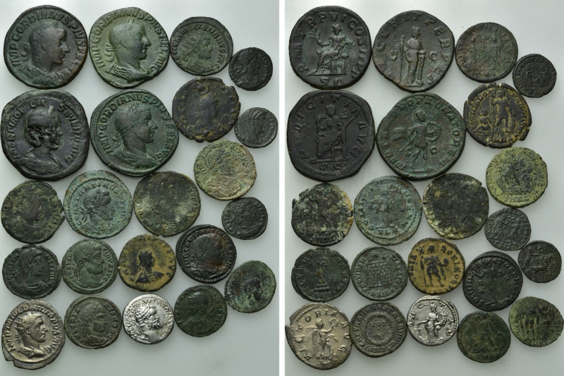 22 Roman Coins. 

Obv: .
Rev: .

. 

Condition: See picture.

Weight: g...