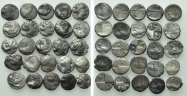 25 Greek Silver Coins