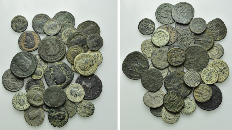 32 Roman Coins. 

Obv: .
Rev: .

. 

Condition: See picture.

Weight: g...