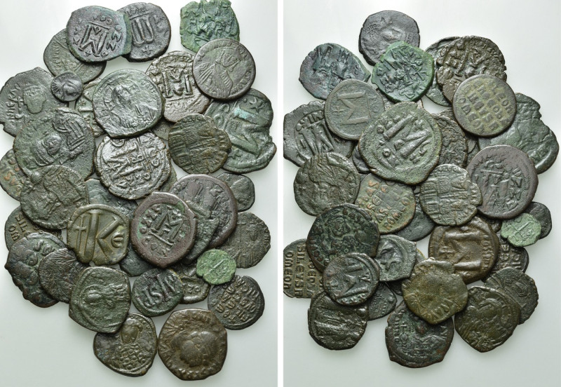 40 Byzantine Coins. 

Obv: .
Rev: .

. 

Condition: See picture.

Weigh...