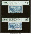 China Farmers Bank of China 10 Cents 1937 Pick 461 S/M#C290-50 Two Examples PMG Gem Uncirculated 66 EPQ (2). HID09801242017 © 2022 Heritage Auctions |...