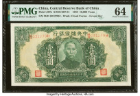 China Central Reserve Bank of China 10,000 Yuan 1944 Pick J37b S/M#C297-81 PMG Choice Uncirculated 64. HID09801242017 © 2022 Heritage Auctions | All R...