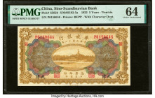 China Sino-Scandinavian Bank, Tientsin 5 Yuan 1.2.1922 Pick S592b S/M#H192-5a PMG Choice Uncirculated 64. HID09801242017 © 2022 Heritage Auctions | Al...